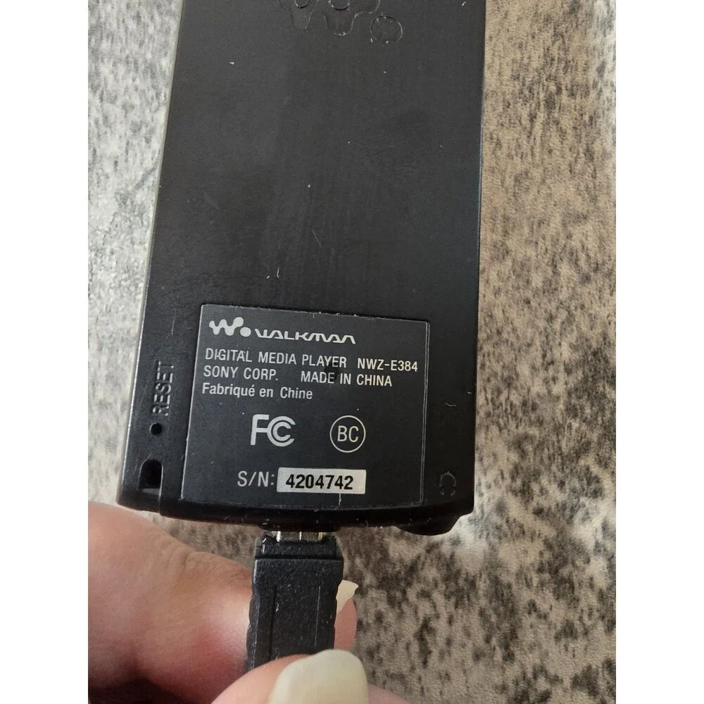 Sony Walkman NWZ-E384 8 GB Black 2.4-inch LCD Handheld MP3 Digital Media Player